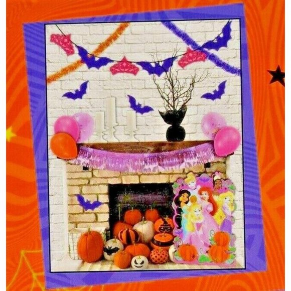 Disney Princess Halloween Trunk Or Treat Party Decor Kit - 200 Pieces (New) - Picture 3 of 5